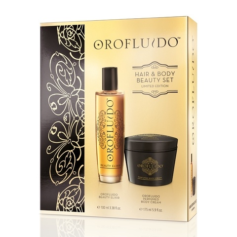 Orofluido  Hair & Body Beauty Set - Набор (Эликсир для волос 100 мл + парфюмированный крем для тела 175 мл)