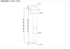 Remer 347N40VO Кронштейн потолочный для верхнего душа 40 см Remer 347N40VO, состаренная латунь