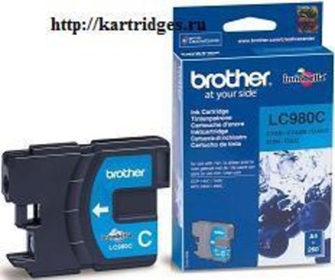 Картридж Brother LC980C