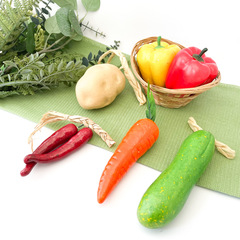 Фрукты - овощи крупные под натуральные, муляж 7-20 см, 1 шт. или набор.
