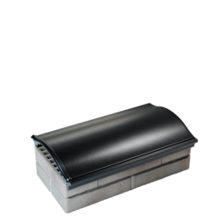 Парапет полимеркомпозитный Monblan 200/225/225 (1 кирпич) черный