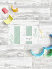 Набор платочков-слюнявчиков Mjölk Эвкалипт