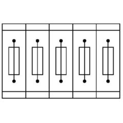 QTC 2,5-HESI (5X20)-Клеммы для установки предохранителей