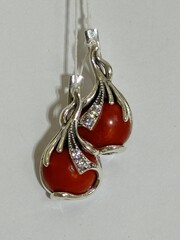 Наяда (серьги из серебра)