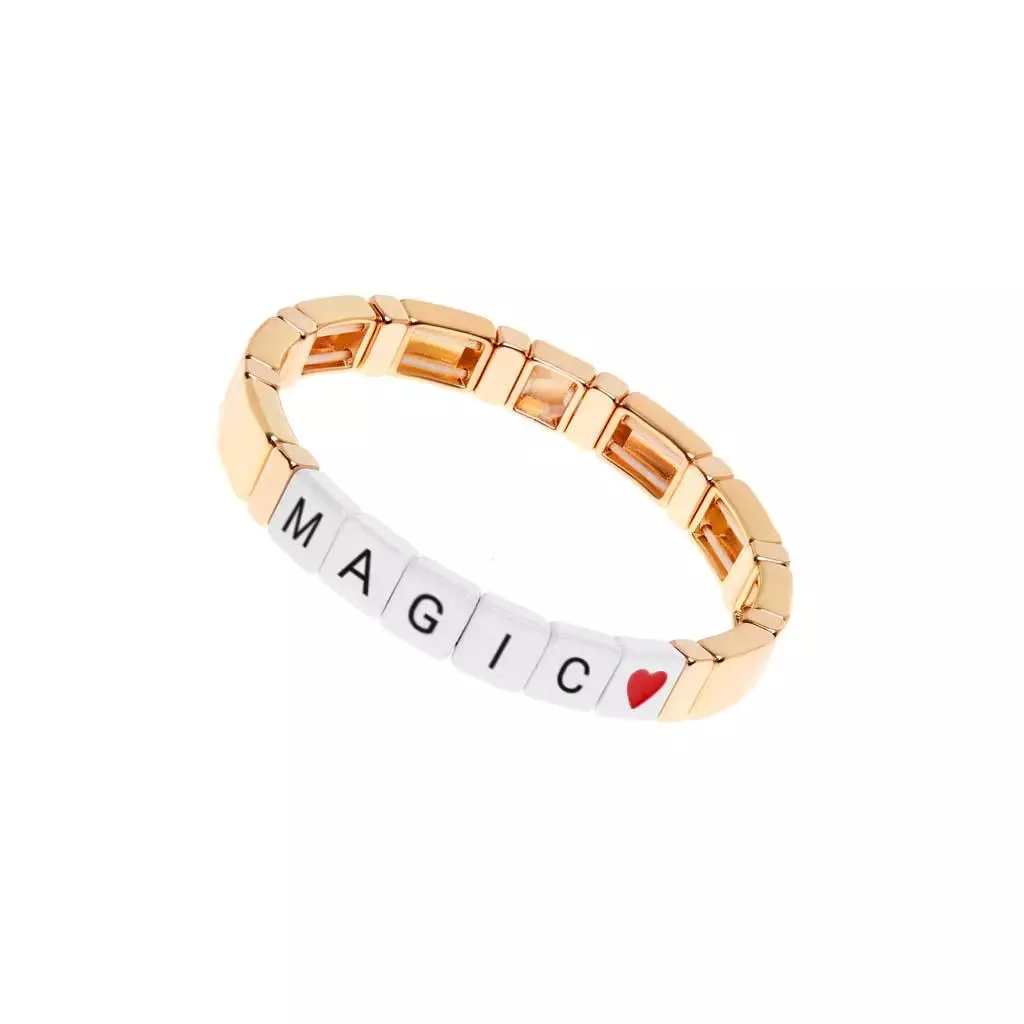 DÉJÀ VU Браслет Personalisation Gold Bracelet – MAGIC déjà vu браслет gold puffy heart bracelet red