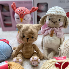 Amigurumi Kit ETROFIL - Детский набор (60% Органический хлопок, 40% Акрил)