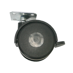 71-0-011 Колесо мебельное с крепежной площадкой и фиксатором (Россия)