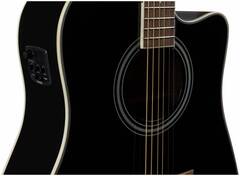 Гитара электроакустическая шестиструнная FLIGHT AD-200 CEQ BK