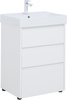Aquanet 302469 Тумба Nova Lite 60 3 ящ. цв. бел. глянец (302469)