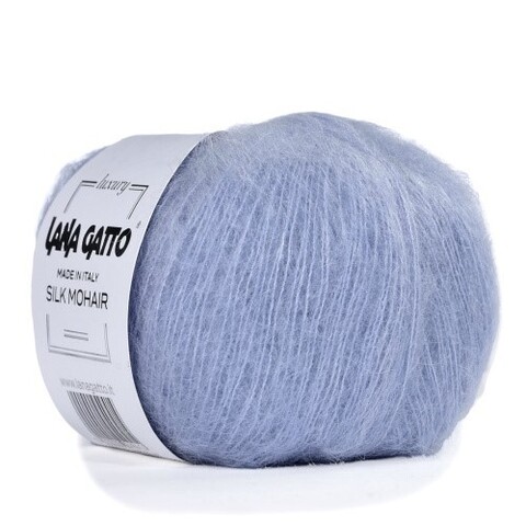 Пряжа Lana Gatto Silk Mohair 7264 небесно-голубой