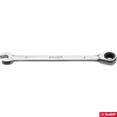 ЗУБР 8 мм, комбинированный трещоточный гаечный ключ, Профессионал (27074-08)