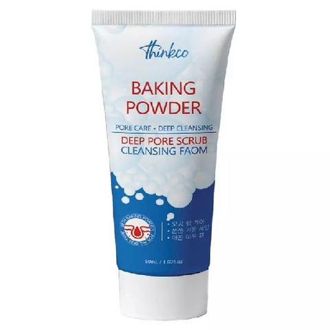 Пенка для умывания со скрабом Thinkco Backing Powder Deep Pore Scrub, 50 мл