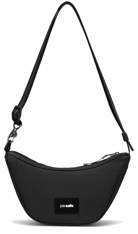 Картинка сумка городская Pacsafe GO Lunar crossbody черная смола - 2