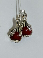 Наяда (серьги из серебра)