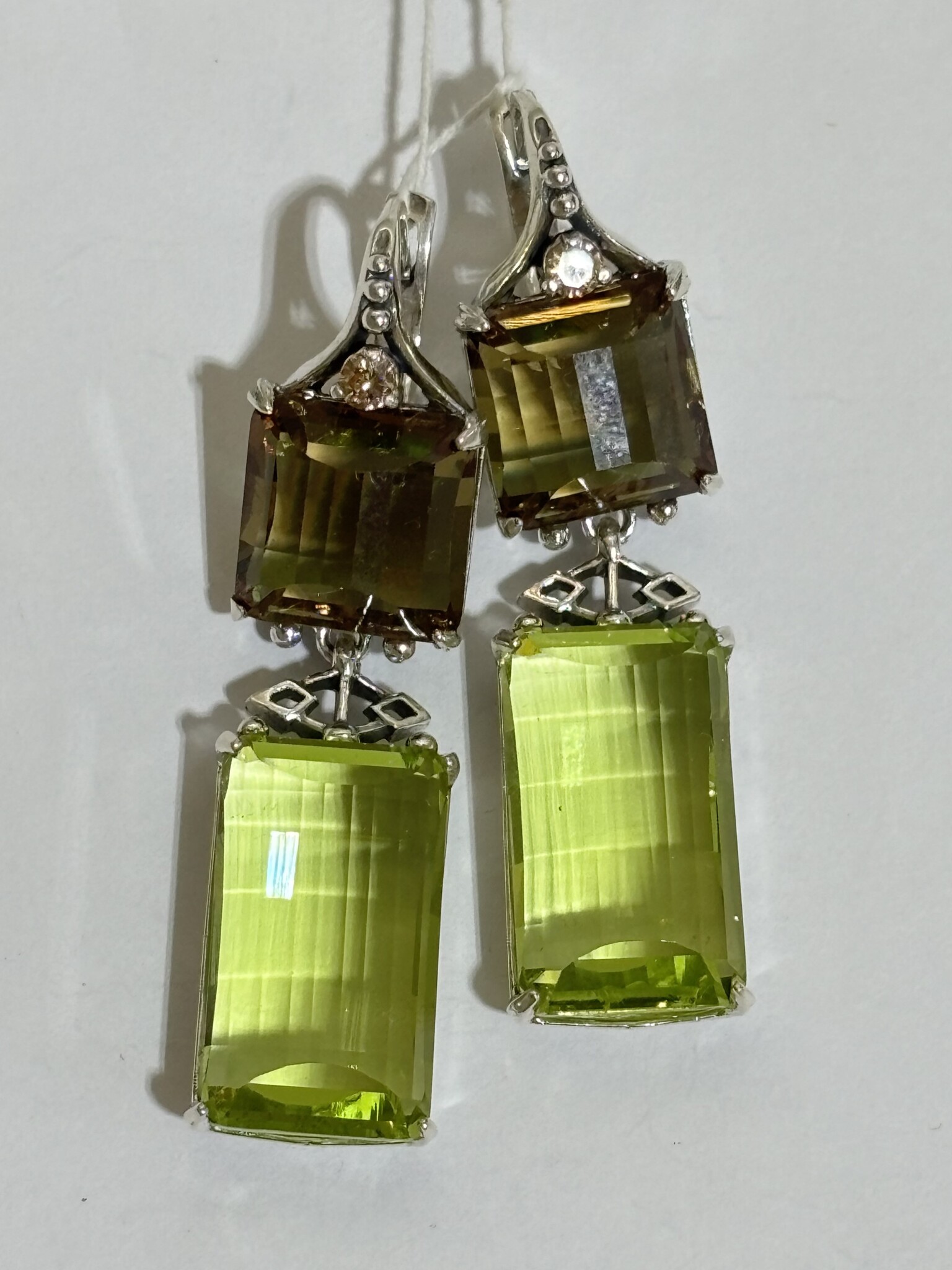 Бакарди (серьги из серебра)