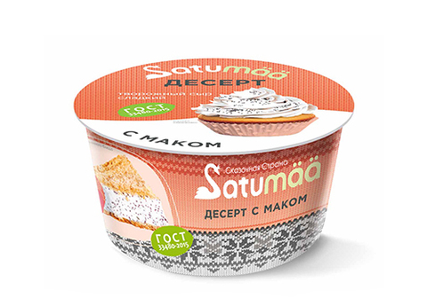 Творожный сыр "Десерт с маком", 140г