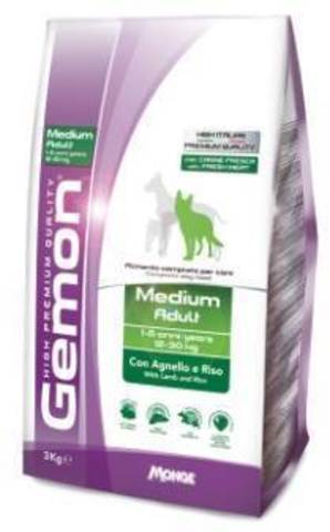 Gemon Dog Medium Adult Lamb & Rice