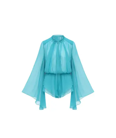 Комбинезон бирюзовый