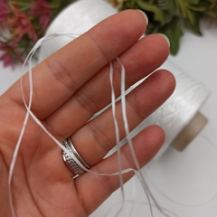 Тонкая рафия 100% вискоза, Италия 1500м/100гр Белая