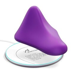 Фиолетовый треугольный вибромассажер Triangle Muscle Massager - 