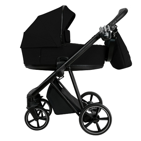 ROAN Коляска 2 в 1 Sol короб + прогулка Caviar Black/Black