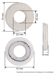 Амбушюры для наушников Sony MDR-ZX100, ZX300, ZX330, ZX310, ZX600