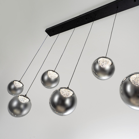 Подвесной светодиодный светильник Modelux ML.2338.6 BK