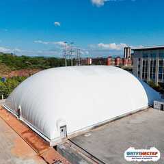 Крытый футбольный стадион в надувном куполе «Точка Гола», 40×20×9 м