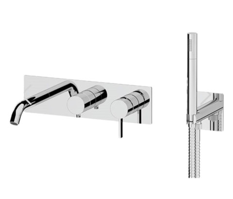 Remer MC53D2WB Смеситель для ванны Remer Metrica MC53D2WB