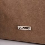 Сумка Саломея 607 эко-замша песочный