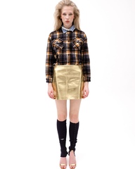 Гамаши с пуговицами Слива