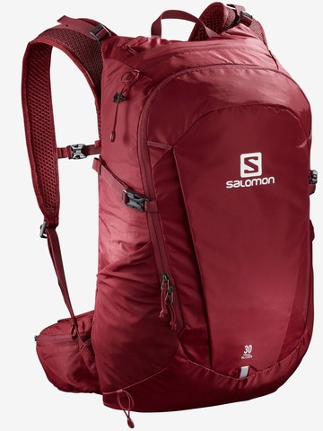 Картинка рюкзак туристический Salomon Trailblazer 30 Biking Red/Ebony - 1