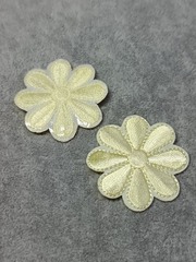 Термоаппликация, р. 4 см, айвори