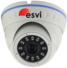 EVC-IP-DN4.0-MG-P/M (XM) купольная уличная IP видеокамера, 4.0Мп*20к/с, f=2.8мм, POE, микрофон