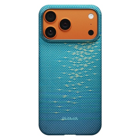 Чехол Pitaka Edge Case для iPhone 17 Pro Max, Лазурный | Lucid Blue