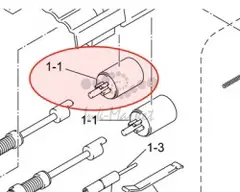 Ролик Brother ADF Paper Separation Roller LE1072001