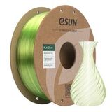 Пластик для 3D-печати eSUN PLA-Clear, 1,75 мм, 1 кг, полупрозрачный зелёный, PLA-CLEAR175T-G1Y1