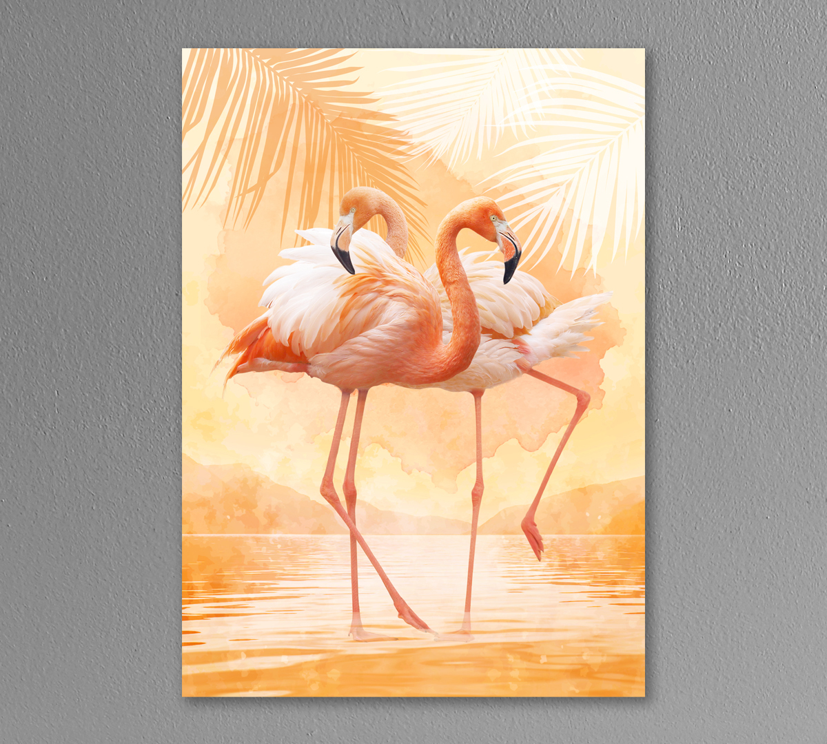 Фламинго картина