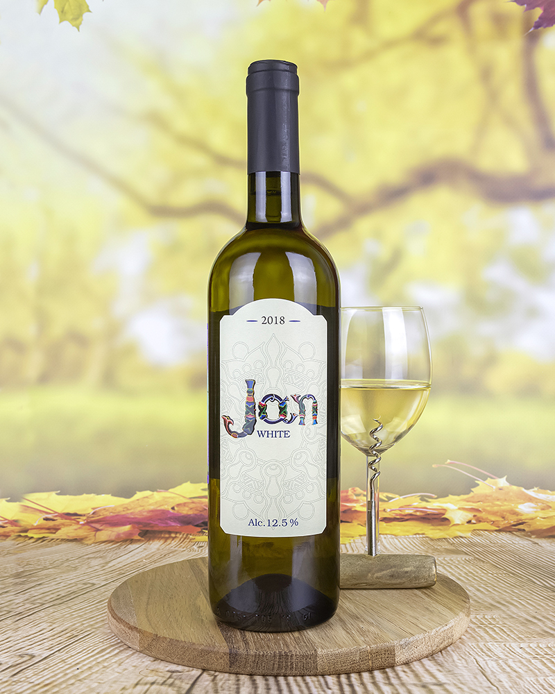 Вино Jan Белое Сухое 2018 г. 12,5% 0,75 л