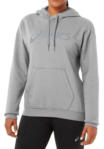 Женская теннисная толстовка Asics Big Asics OTH Hoodie W - glacier grey/piedmont grey