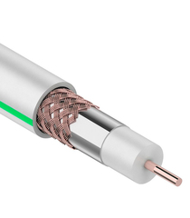 SAT 703 B, CCS/Al/Al, (75%), 75 Ом, белый CABLETECH кабель REXANT 709582