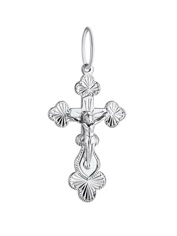 Крестик православный из серебра