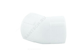 Угольник PP-R белый Дн 40х45гр PRO VALFEX 10107040-PRO