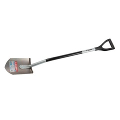 ЗУБР Титан, 280 х 190 х 1200 мм, полотно 2 мм, титановая, алюминиевый изогнутый черенок с рукояткой, тип ЛКО, штыковая лопата, Профессионал (39418)