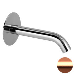 Remer 91XF90RP Излив настенный 16 см Remer X Style 91XF90RP, медь брашированная фото
