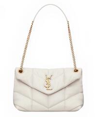 Сумка Saint Laurent Puffer Loulou, белый