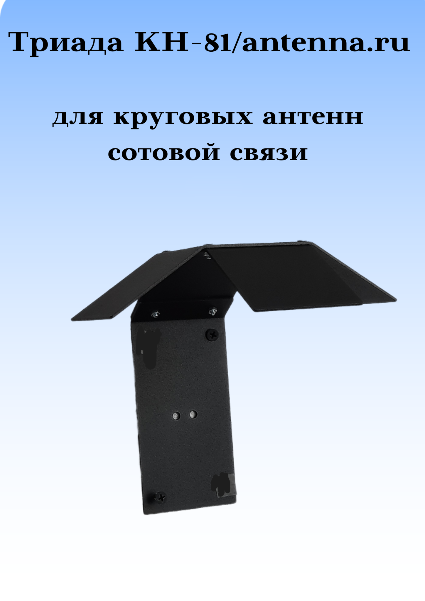 КРОНШТЕЙН ДЛЯ КРУГОВЫХ СОТОВЫХ АНТЕНН ТРИАДА КН-81