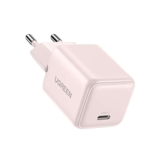 Зарядное устройство  UGREEN X512 (55556) Mini 20W USB-C GaN Fast Charger EU, розовый
