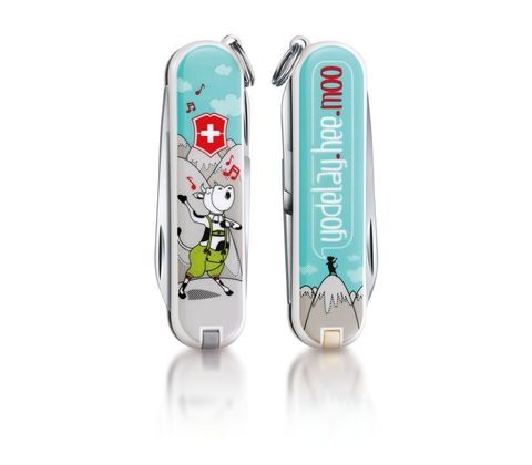 Нож-брелок Victorinox Classic LE 2015, 58 mm Yodelay-Hee-Moo (0.6223.L1504)
