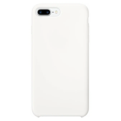 Силиконовый чехол Silicon Case WS для iPhone 7 Plus, 8 Plus (Белый)
